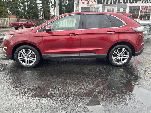 Ruby Red Metallic Tinted Clearcoat 2016 Ford Edge Titanium SUV