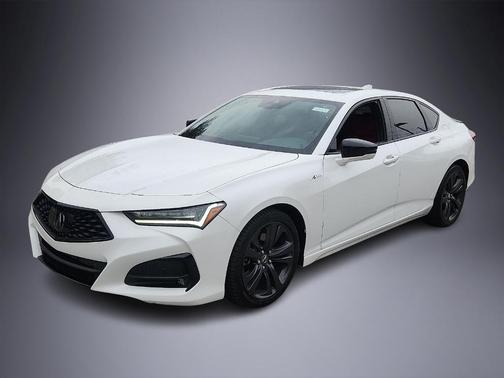 Platinum White Pearl 2023 Acura TLX A-Spec