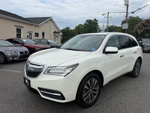 White Diamond Pearl 2016 Acura MDX 3.5L w/Technology Package