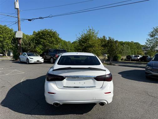 Moonlight White 2015 INFINITI Q50 Premium