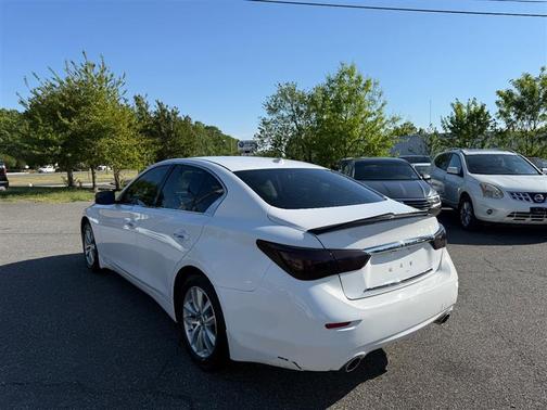 Moonlight White 2015 INFINITI Q50 Premium