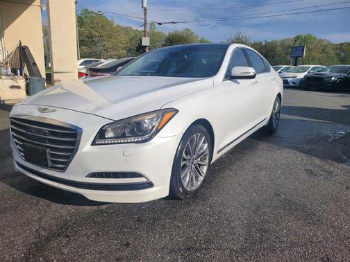Casablanca White 2015 Hyundai Genesis 3.8