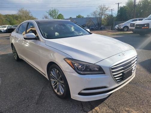 Casablanca White 2015 Hyundai Genesis 3.8