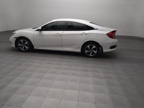Platinum White Pearl 2020 Honda Civic LX
