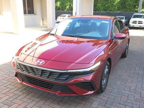 Red Pearl 2024 Hyundai ELANTRA HEV Blue Sedan