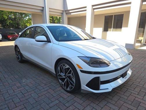 White 2024 Hyundai IONIQ 6 SEL