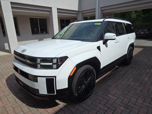 White 2026 Hyundai SANTA FE HEV Calligraphy