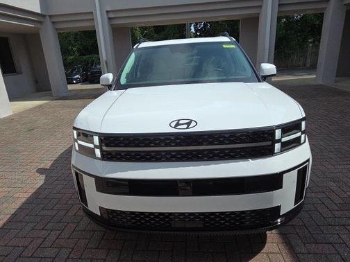 White 2026 Hyundai SANTA FE HEV Calligraphy