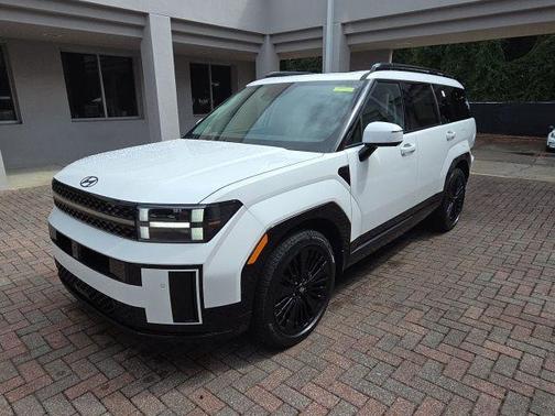 White 2026 Hyundai SANTA FE HEV Calligraphy