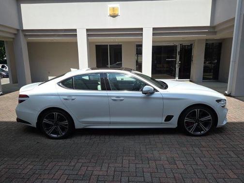 White 2025 Genesis G70 3.3T Sport Prestige