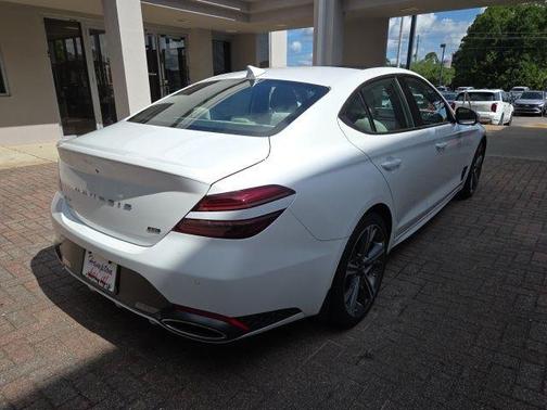 White 2025 Genesis G70 3.3T Sport Prestige