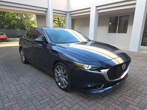 Deep Crystal Blue Mica 2019 Mazda Mazda3 FWD w/Premium Package