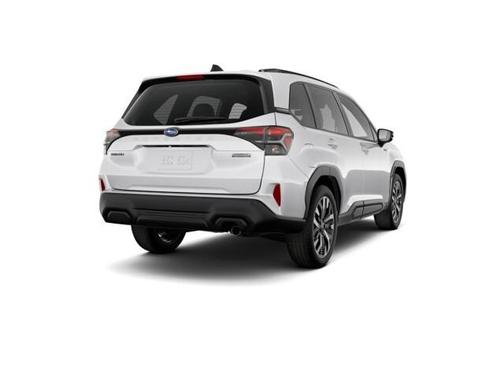 Crystal White Pearl 2025 Subaru Forester Hybrid Touring