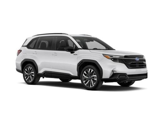 Crystal White Pearl 2025 Subaru Forester Hybrid Touring