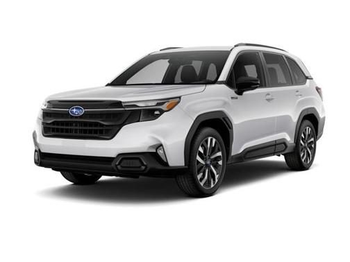 Crystal White Pearl 2025 Subaru Forester Hybrid Touring