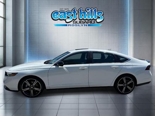 White 2024 Honda Accord Hybrid Sport