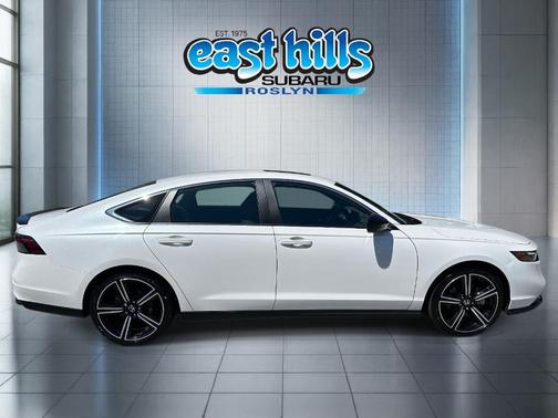 White 2024 Honda Accord Hybrid Sport