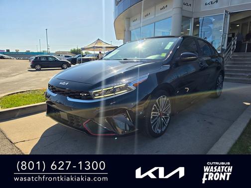 Aurora Black 2023 Kia Forte GT