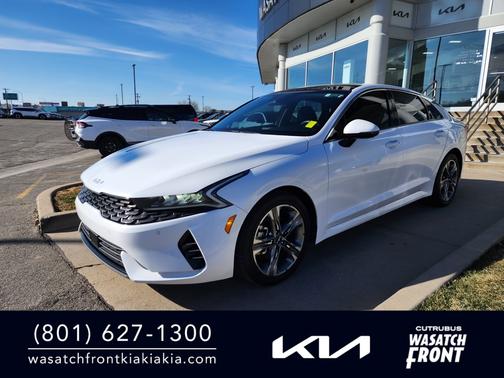 Glacial White Pearl 2023 Kia K5 EX Sedan