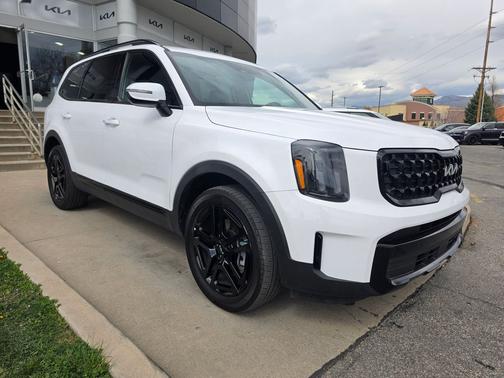 Glacial White Pearl 2024 Kia Telluride EX X-Line