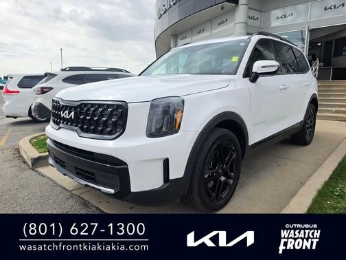Glacial White Pearl 2024 Kia Telluride EX X-Line