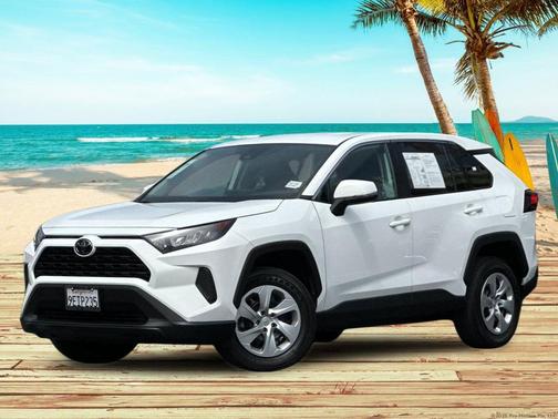 White 2022 Toyota RAV4 LE