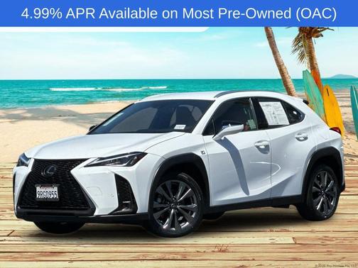 Ultra White 2021 Lexus UX 200 F Sport