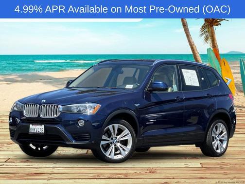 Deep Sea Blue Metallic 2016 BMW X3 sDrive28i