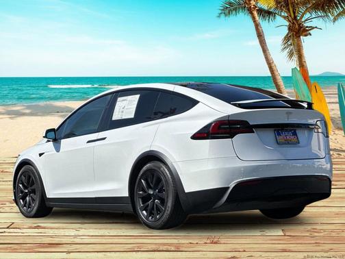 Pearl White Multi-Coat 2022 Tesla Model X Dual Motor All-Wheel Drive