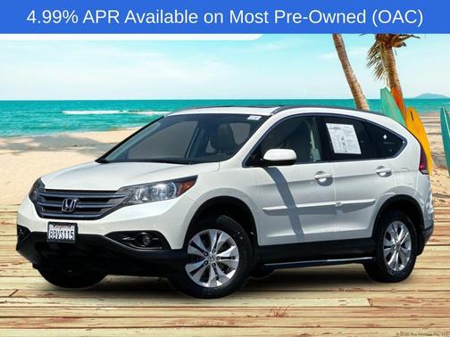Alabaster Silver Metallic 2014 Honda CR-V EX-L