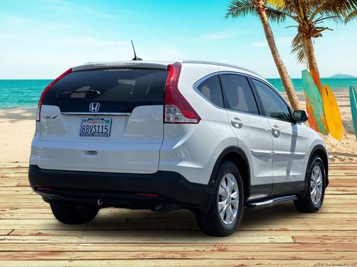 Alabaster Silver Metallic 2014 Honda CR-V EX-L