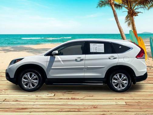 Alabaster Silver Metallic 2014 Honda CR-V EX-L