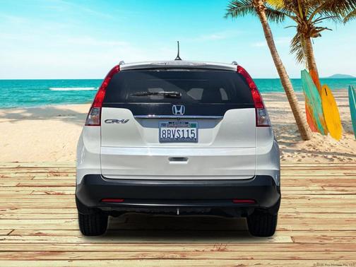 Alabaster Silver Metallic 2014 Honda CR-V EX-L