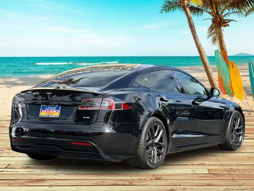 Solid Black 2021 Tesla Model S Plaid