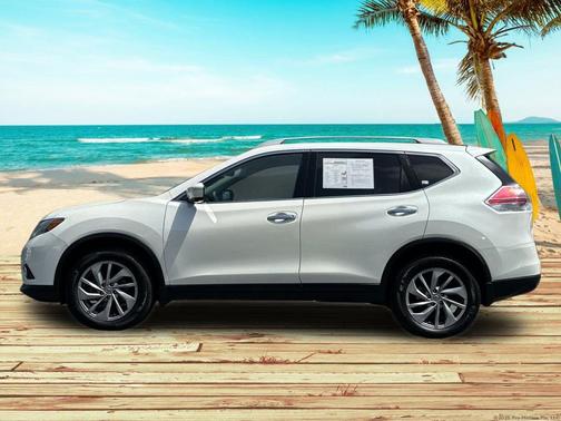 Pearl White 2015 Nissan Rogue SL