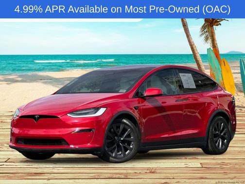 Red Multi-Coat 2023 Tesla Model X Dual Motor All-Wheel Drive