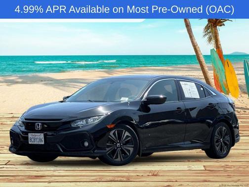 Crystal Black Pearl 2018 Honda Civic EX