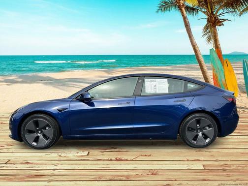 Deep Blue Metallic 2021 Tesla Model 3 Standard Range Plus