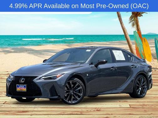 Gray 2025 Lexus IS 350 Base