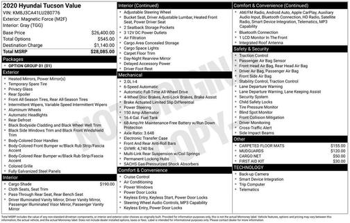 2020 Hyundai TUCSON Value