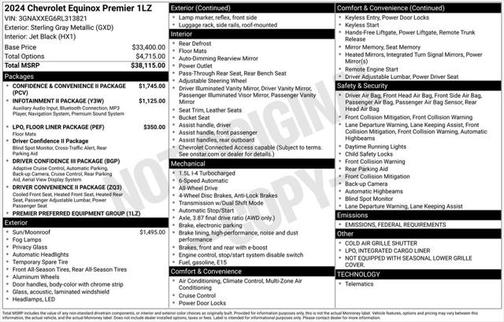 2024 Chevrolet Equinox Premier w/1LZ