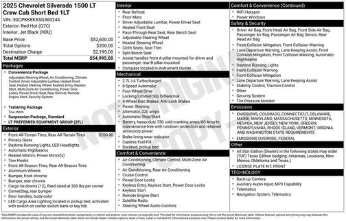 2025 Chevrolet Silverado 1500 LT