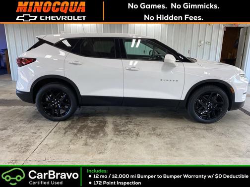 Summit White 2023 Chevrolet Blazer 2LT