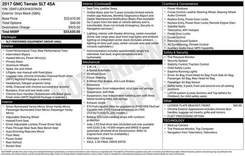 2017 GMC Terrain SLT