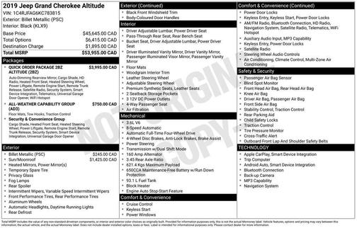 2019 Jeep Grand Cherokee Altitude
