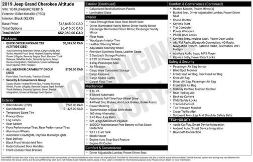 2019 Jeep Grand Cherokee Altitude