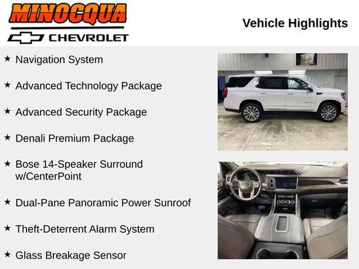 White Frost Tricoat 2021 GMC Yukon Denali