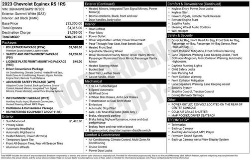 2023 Chevrolet Equinox AWD RS