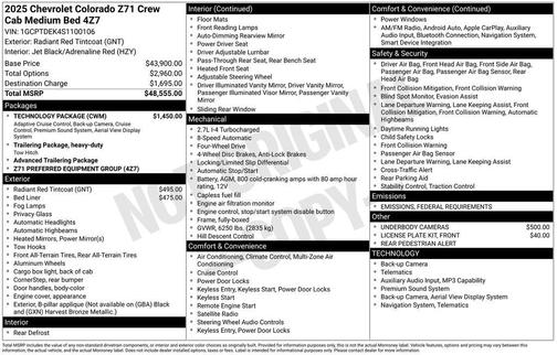 2025 Chevrolet Colorado Z71