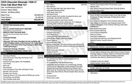 2025 Chevrolet Silverado 1500 LT